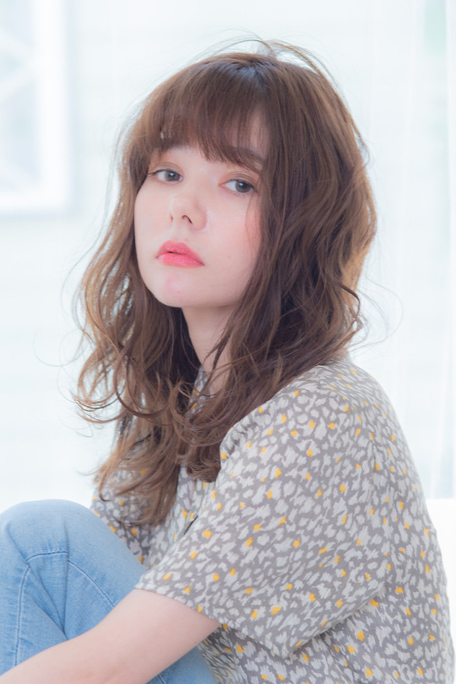 韓国っぽいロングスタイルのイメージ